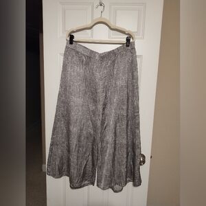 Eileen Fisher Printed Wide Leg Pants